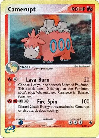 Camerupt Reverse Holo