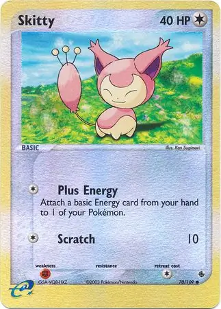 Skitty Reverse Holo