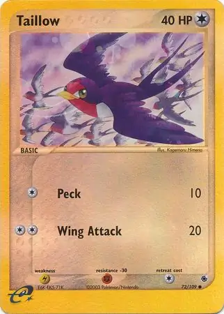 Taillow Reverse Holo