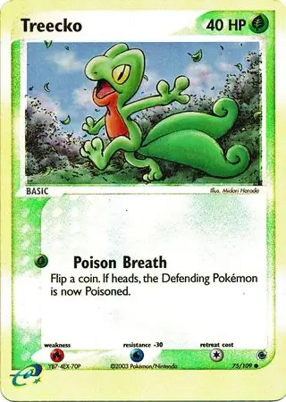 Treecko Reverse Holo
