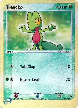 Treecko Reverse Holo