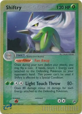 Shiftry Reverse Holo