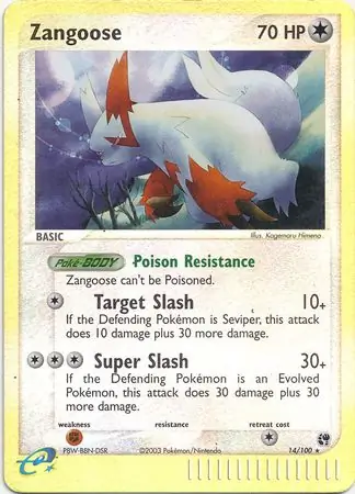 Zangoose Reverse Holo