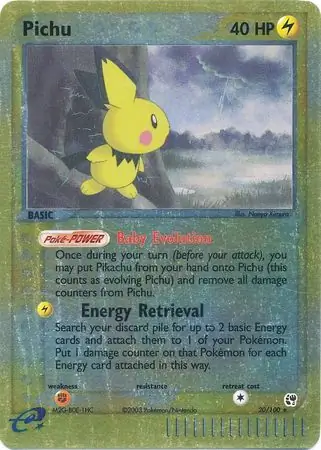 Pichu Reverse Holo