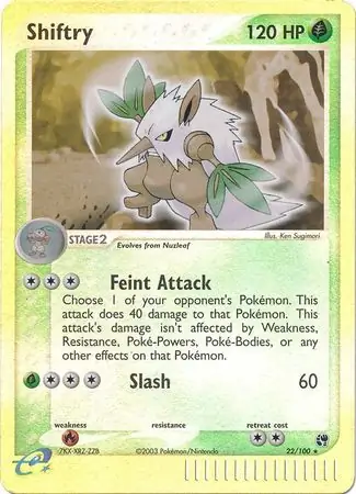 Shiftry Reverse Holo