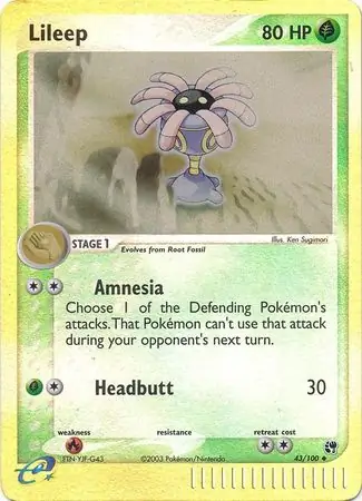 Lileep Reverse Holo
