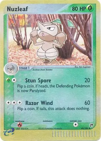 Nuzleaf Reverse Holo
