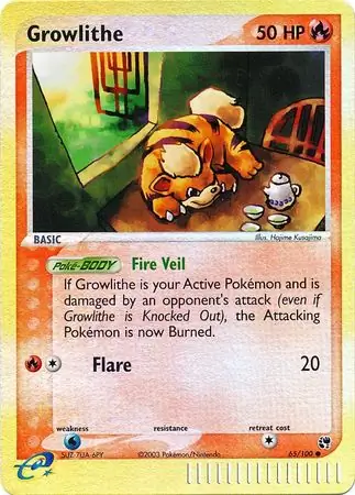 Growlithe Reverse Holo