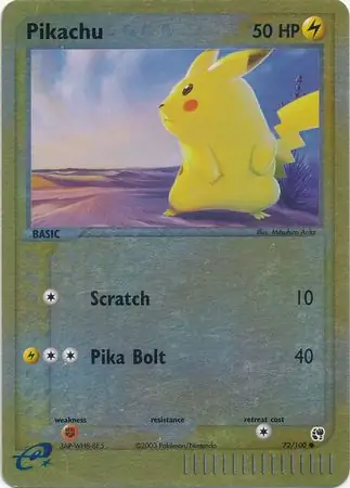 Pikachu Reverse Holo