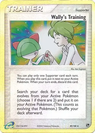 Wally's Training Reverse Holo