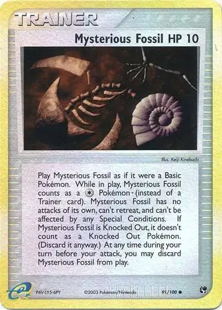 Mysterious Fossil Reverse Holo