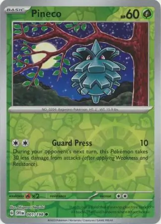 Pineco Reverse Holo
