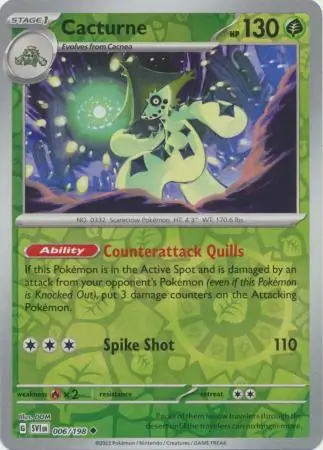 Cacturne Reverse Holo