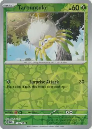 Tarountula Reverse Holo