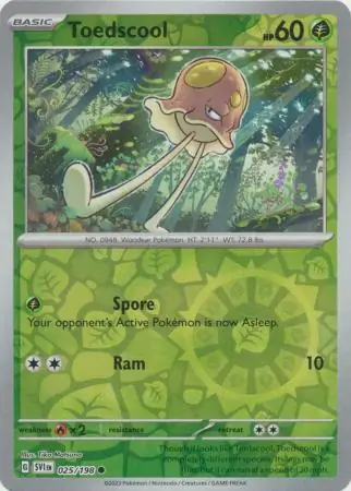Toedscool Reverse Holo