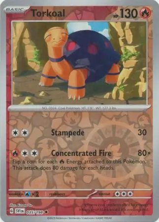 Torkoal Reverse Holo