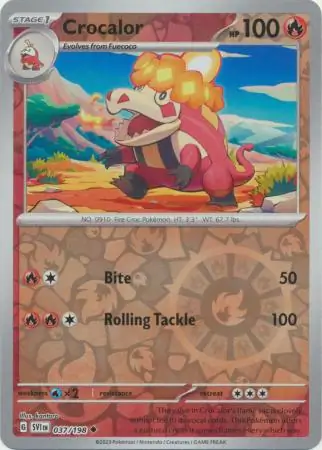 Crocalor Reverse Holo