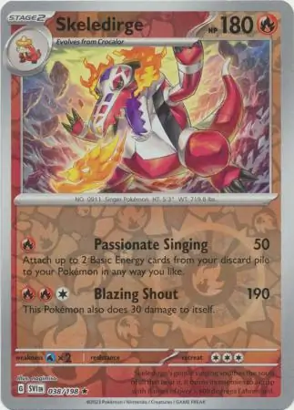 Skeledirge Reverse Holo