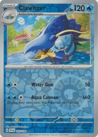 Clawitzer Reverse Holo