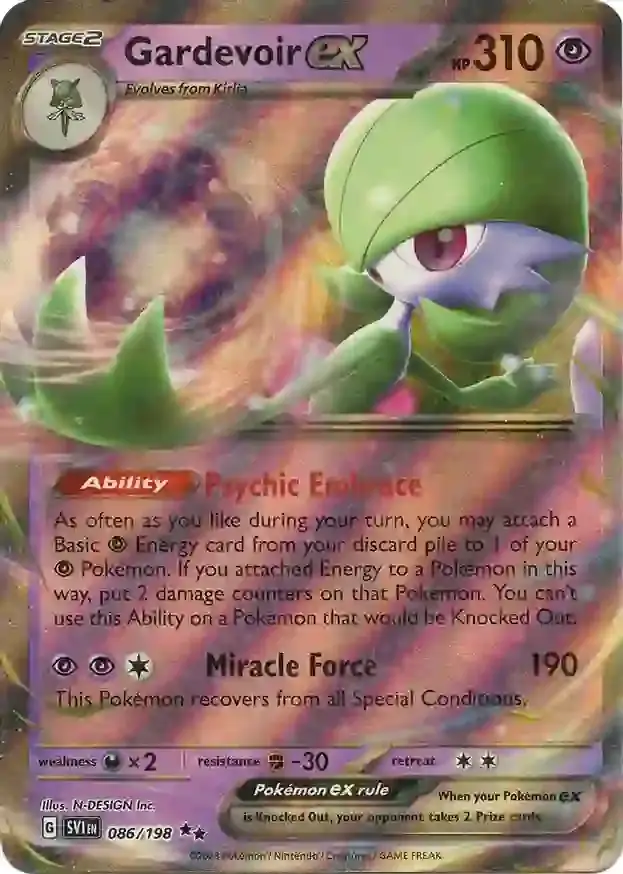 Gardevoir ex Pokemon card from Scarlet & Violet Base