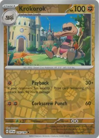 Krokorok Reverse Holo