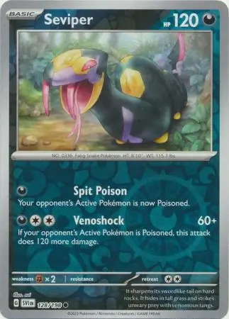 Seviper Reverse Holo