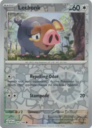 Lechonk Reverse Holo
