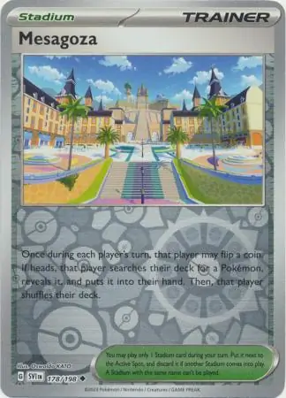 Mesagoza Reverse Holo Pokemon card from Scarlet & Violet Base