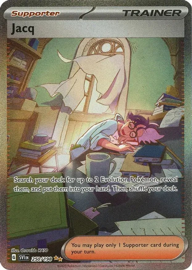 Jacq Pokemon card from Scarlet & Violet Base
