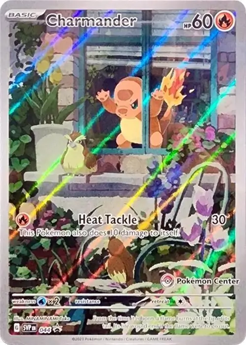 Charmander Pokemon Center Pokemon card from Scarlet & Violet Promos