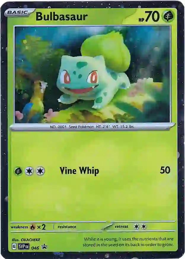Bulbasaur Pokemon card from Scarlet & Violet Promos