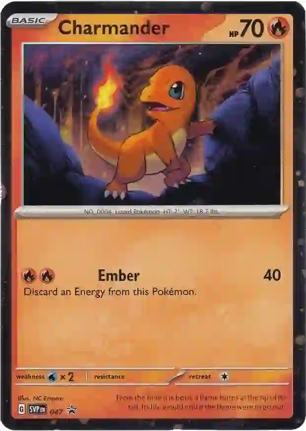 Charmander Pokemon card from Scarlet & Violet Promos