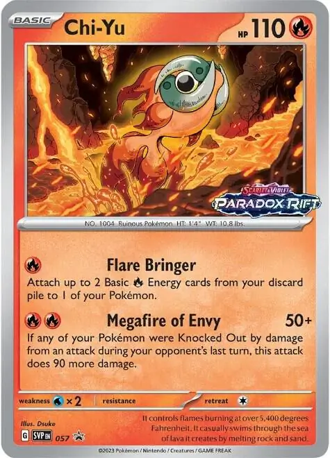 Chi-Yu Pokemon card from Scarlet & Violet Promos