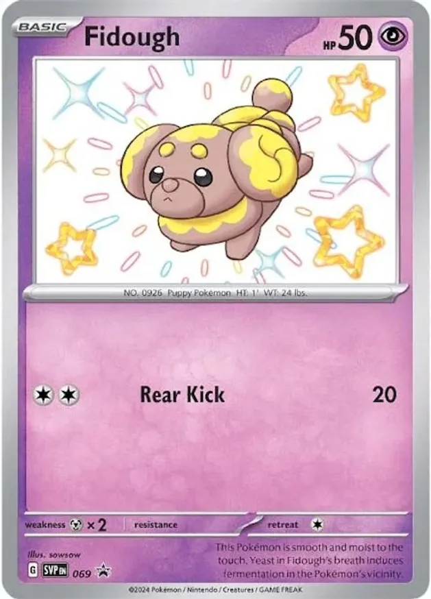 Fidough Pokemon card from Scarlet & Violet Promos