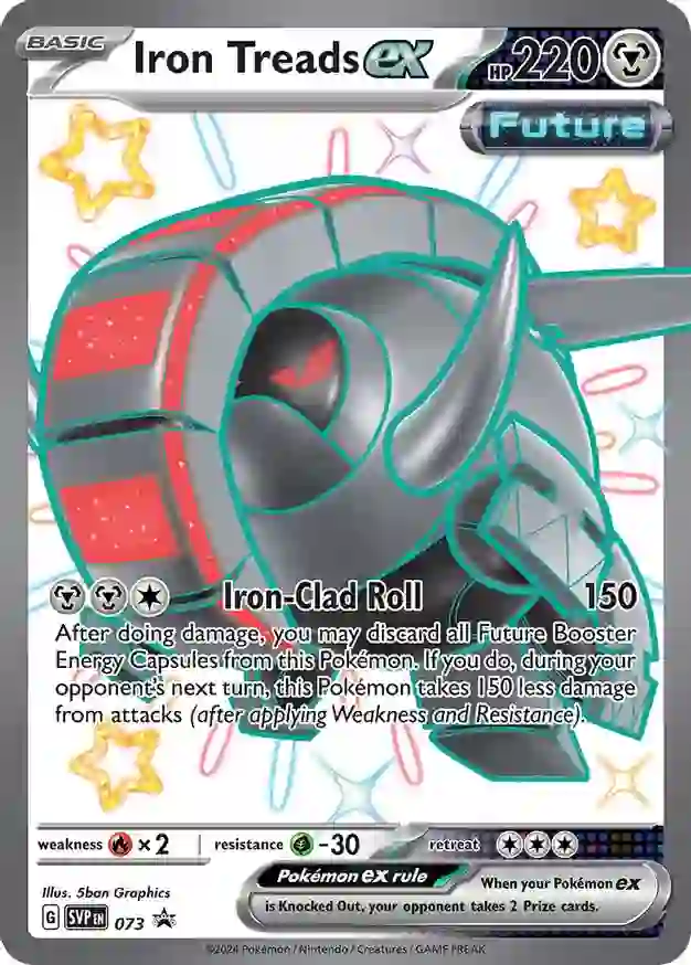Iron Treads ex Pokemon card from Scarlet & Violet Promos