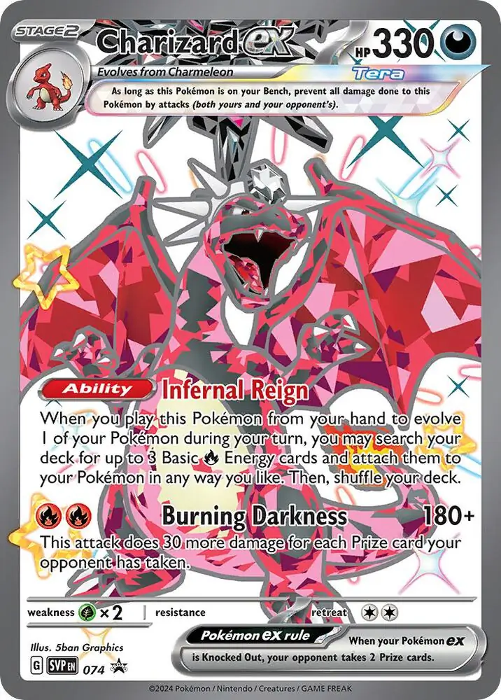 Charizard ex Pokemon card from Scarlet & Violet Promos