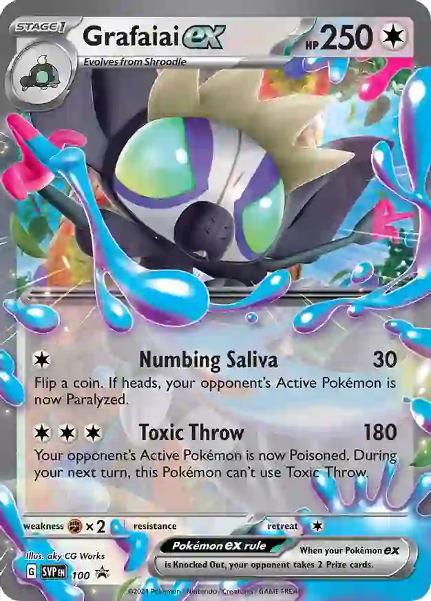 Grafaiai ex Pokemon card from Scarlet & Violet Promos