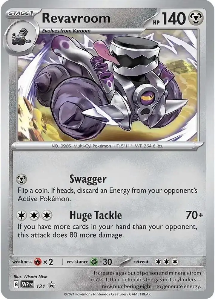 Revavroom Pokemon card from Scarlet & Violet Promos
