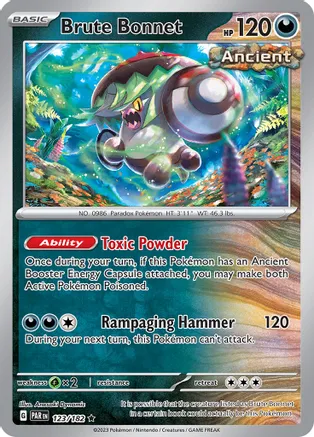 Brute Bonnet Pokemon card from Scarlet & Violet Promos