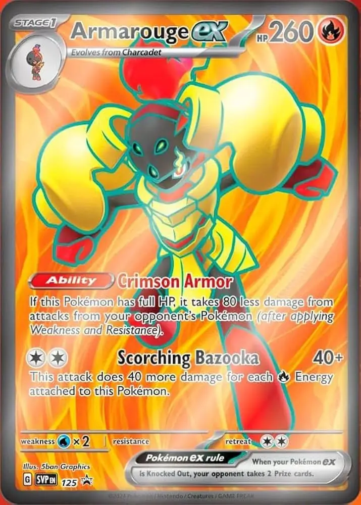 Armarouge ex Pokemon card from Scarlet & Violet Promos