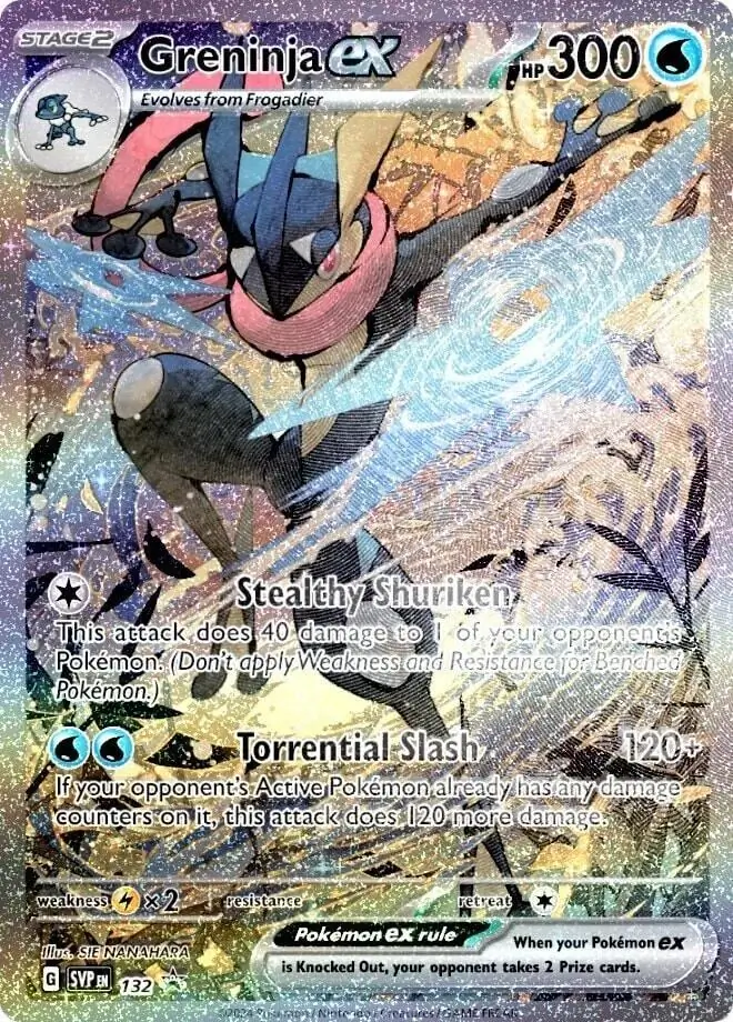 Greninja ex Pokemon card from Scarlet & Violet Promos