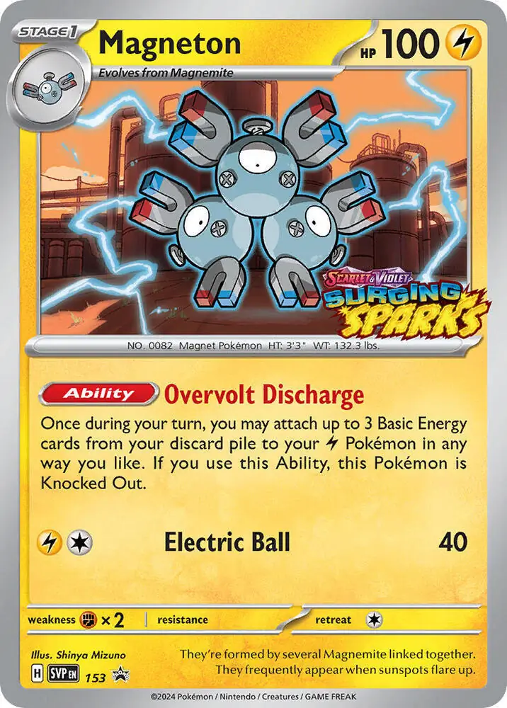 Magneton Pokemon card from Scarlet & Violet Promos