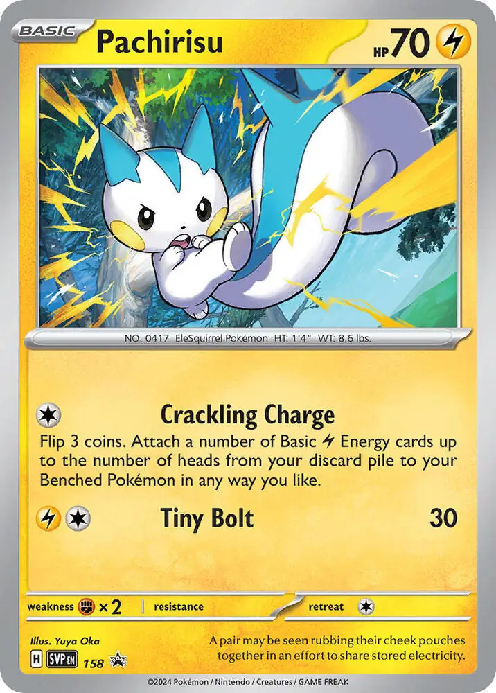 Pachirisu Pokemon card from Scarlet & Violet Promos