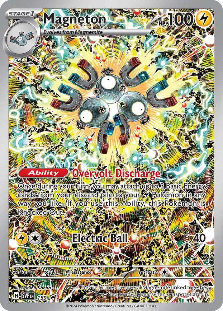 Magneton Pokemon card from Scarlet & Violet Promos