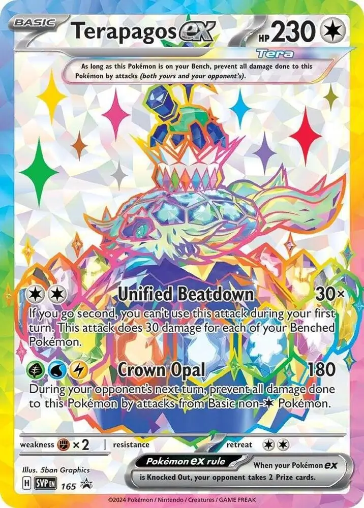 Terapagos ex Pokemon card from Scarlet & Violet Promos