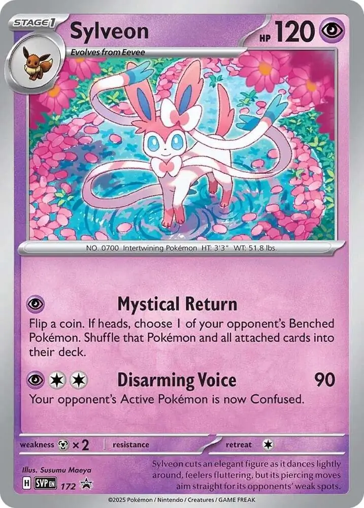Sylveon Pokemon card from Scarlet & Violet Promos