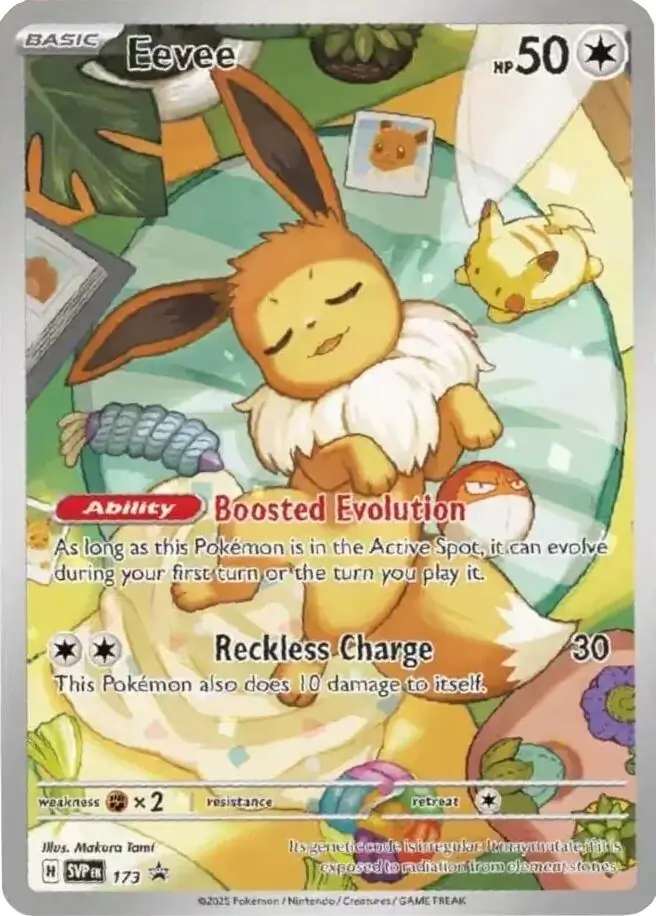 Eevee Pokemon card from Scarlet & Violet Promos