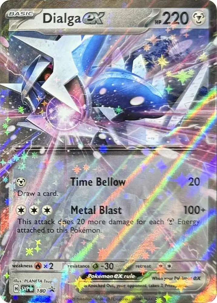 Dialga ex Pokemon card from Scarlet & Violet Promos