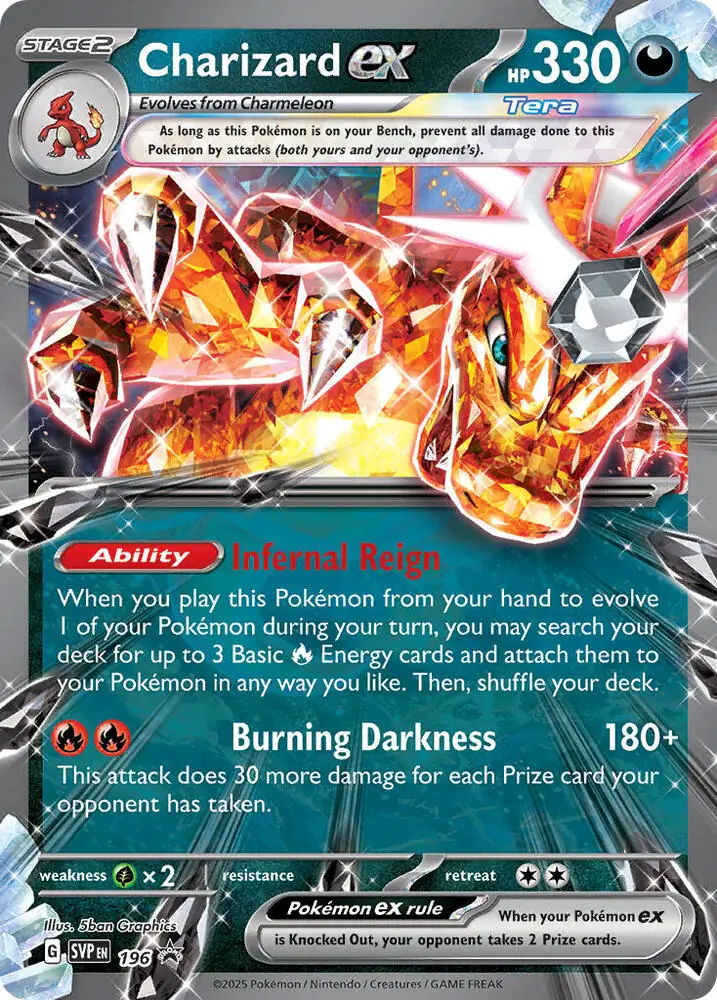 Charizard ex Pokemon card from Scarlet & Violet Promos