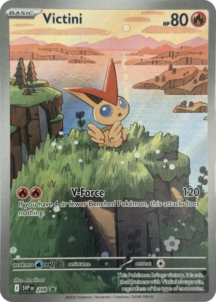 Victini Pokemon card from Scarlet & Violet Promos